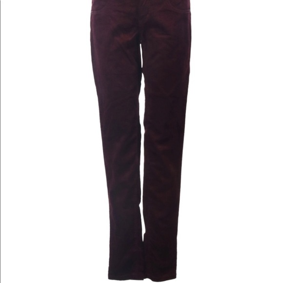 NEW Carmar Maroon Denim Blue Jean Jeggings 26 - Picture 2 of 5